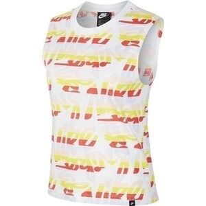 Nike stripe printed tank NWT